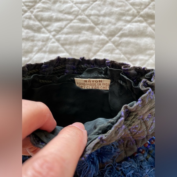 Vintage Fabric Pouch/Purse - Picture 7 of 9